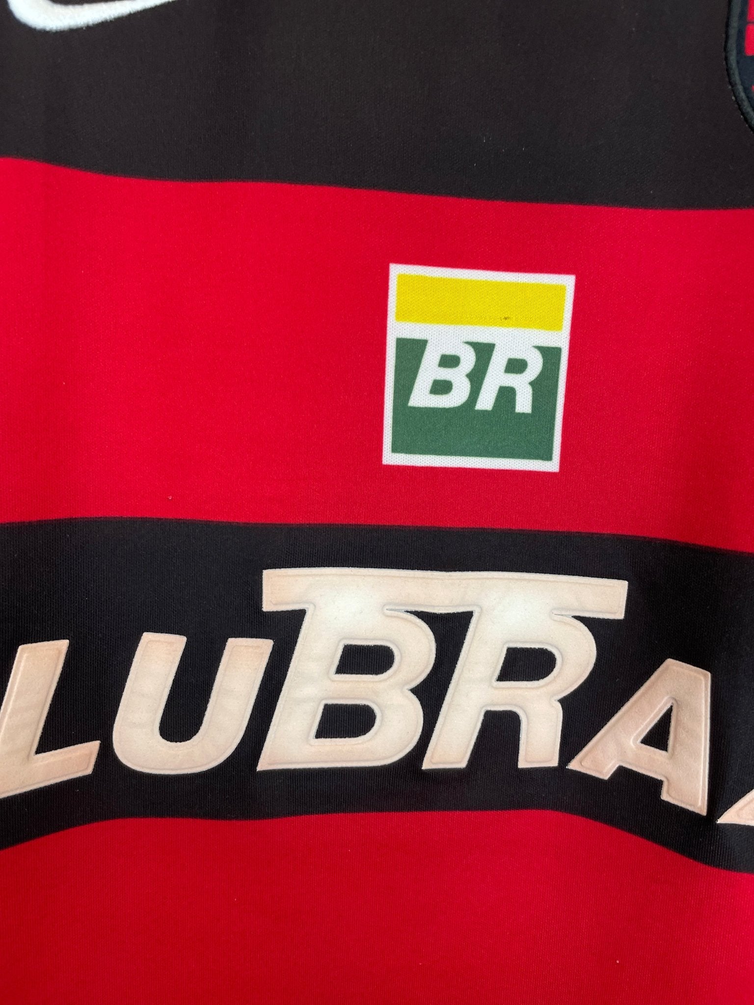 Shop 2002/03 FLAMENGO #10 HOME SHIRT (M) NIKE, classic football shirts, vintage football shirts & retro soccer jerseys at Cult Kits