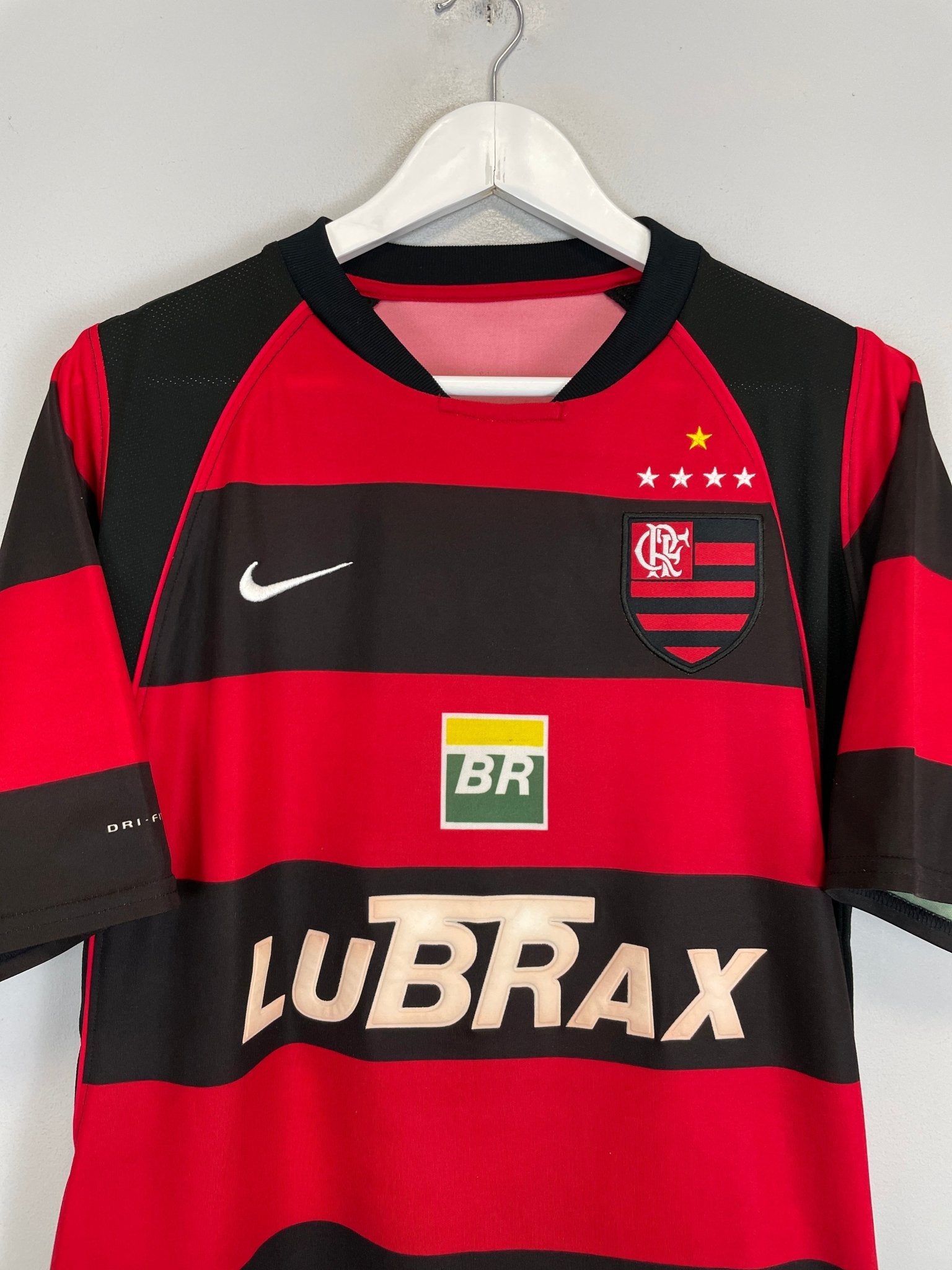 Shop 2002/03 FLAMENGO #10 HOME SHIRT (M) NIKE, classic football shirts, vintage football shirts & retro soccer jerseys at Cult Kits