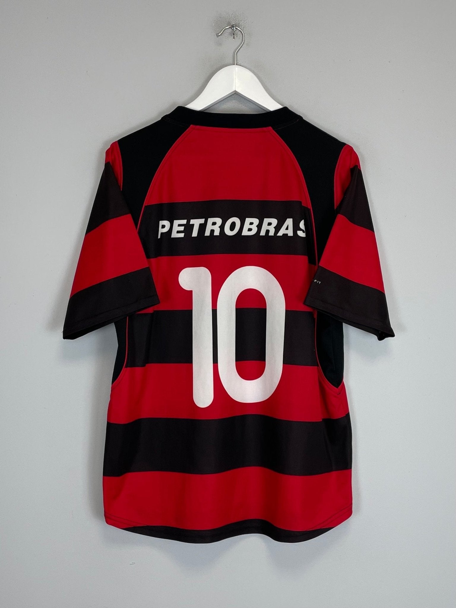 Shop 2002/03 FLAMENGO #10 HOME SHIRT (M) NIKE, classic football shirts, vintage football shirts & retro soccer jerseys at Cult Kits