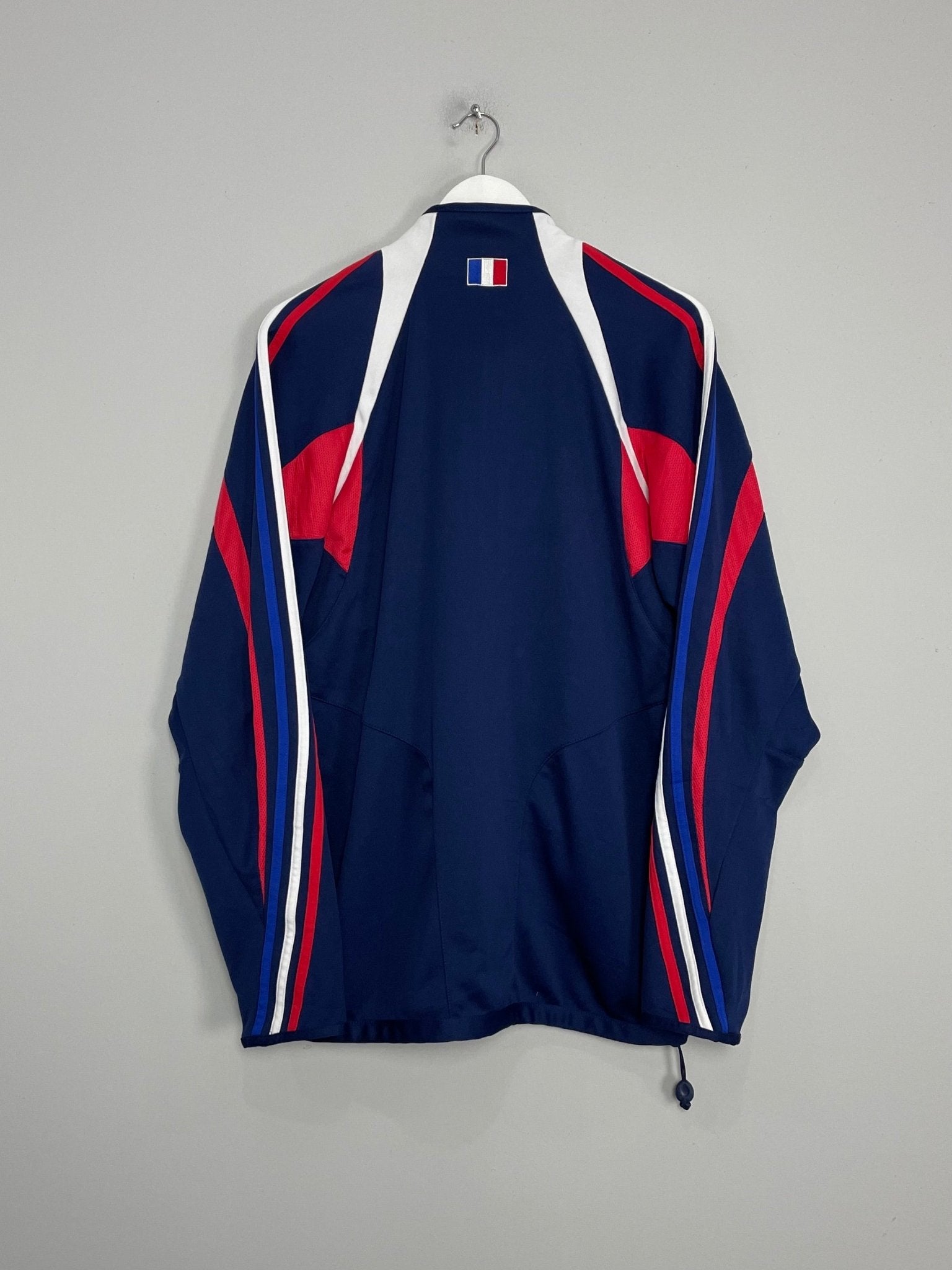 Shop 2002/03 FRANCE 1/4 ZIP TRACKSUIT TOP (M) ADIDAS, classic football shirts, vintage football shirts & retro soccer jerseys at Cult Kits