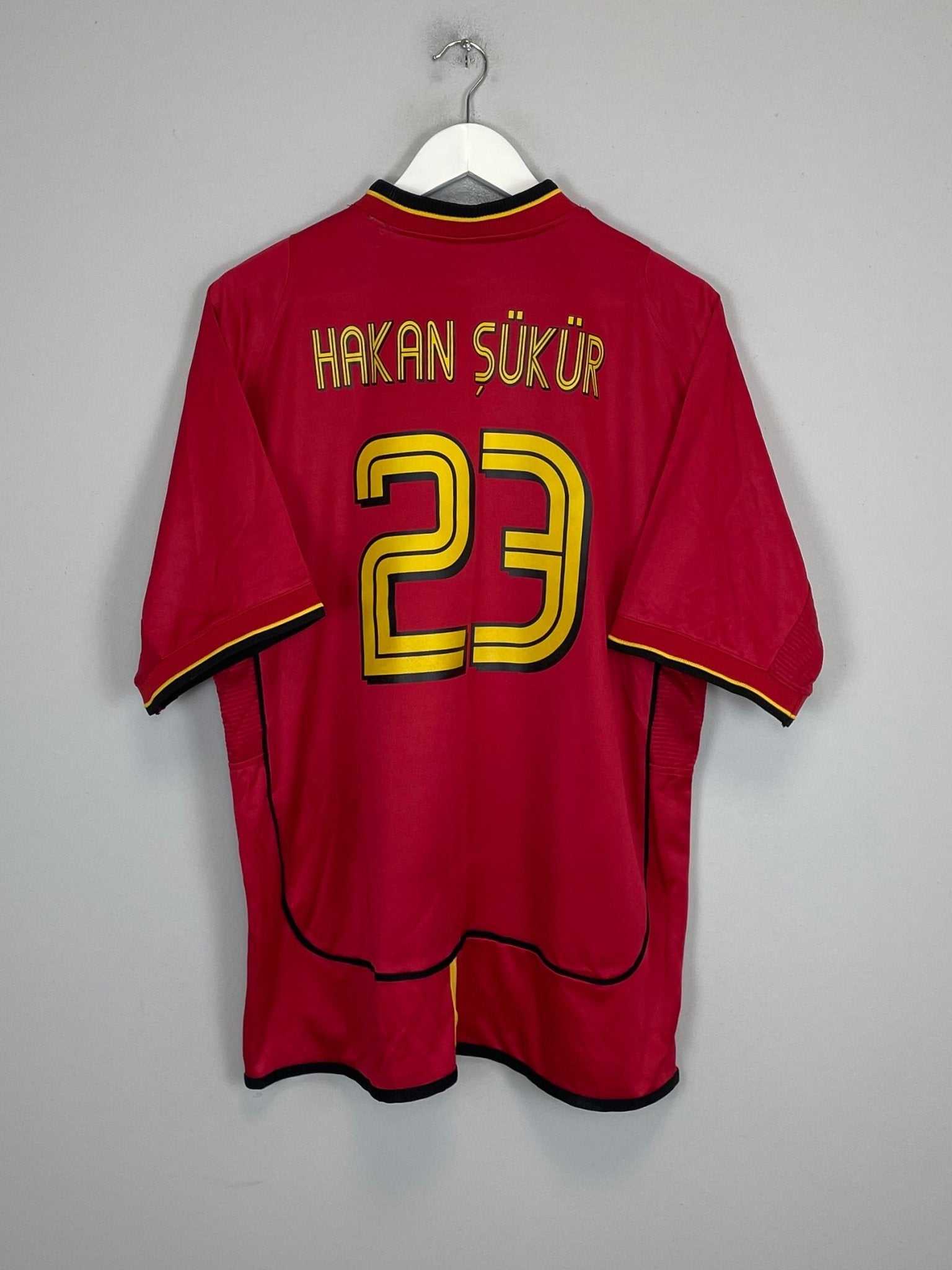 Shop 2002/03 GALATASARAY HAKAN SUKER #9 AWAY SHIRT (L) UMBRO, classic football shirts, vintage football shirts & retro soccer jerseys at Cult Kits