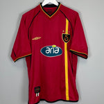 Shop 2002/03 GALATASARAY HAKAN SUKER #9 AWAY SHIRT (L) UMBRO, classic football shirts, vintage football shirts & retro soccer jerseys at Cult Kits