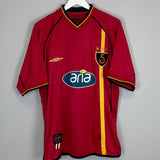 Shop 2002/03 GALATASARAY HAKAN SUKER #9 AWAY SHIRT (L) UMBRO, classic football shirts, vintage football shirts & retro soccer jerseys at Cult Kits