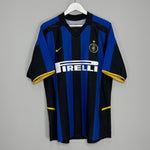 Shop 2002/03 INTER MILAN BATISTUTA #19 HOME SHIRT (XL) NIKE, classic football shirts, vintage football shirts & retro soccer jerseys at Cult Kits