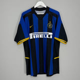 Shop 2002/03 INTER MILAN BATISTUTA #19 HOME SHIRT (XL) NIKE, classic football shirts, vintage football shirts & retro soccer jerseys at Cult Kits