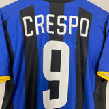 Shop 2002/03 INTER MILAN CRESPO #9 HOME SHIRT (S) NIKE, classic football shirts, vintage football shirts & retro soccer jerseys at Cult Kits