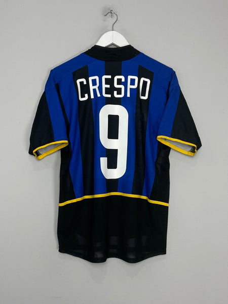 ウェア 02-03 InternazionaleMilano CRESPO9NIKE L 2002/03 INTER MILAN CRESPO #9 HOME SHIRT (S) NIKE – Cult Kits