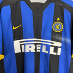 Shop 2002/03 INTER MILAN VIERI #32 HOME SHIRT (L) NIKE, classic football shirts, vintage football shirts & retro soccer jerseys at Cult Kits