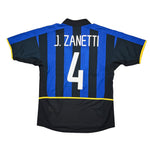 Buy 2002/03 Inter Milan Zanetti 4 Home Shirt (M) Nike ~ Free worldwide shipping ~ Authentic Vintage Football Shirts from Cult Kits