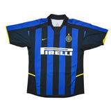 Buy 2002/03 Inter Milan Zanetti 4 Home Shirt (M) Nike ~ Free worldwide shipping ~ Authentic Vintage Football Shirts from Cult Kits