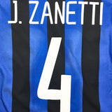 Buy 2002/03 Inter Milan Zanetti 4 Home Shirt (M) Nike ~ Free worldwide shipping ~ Authentic Vintage Football Shirts from Cult Kits
