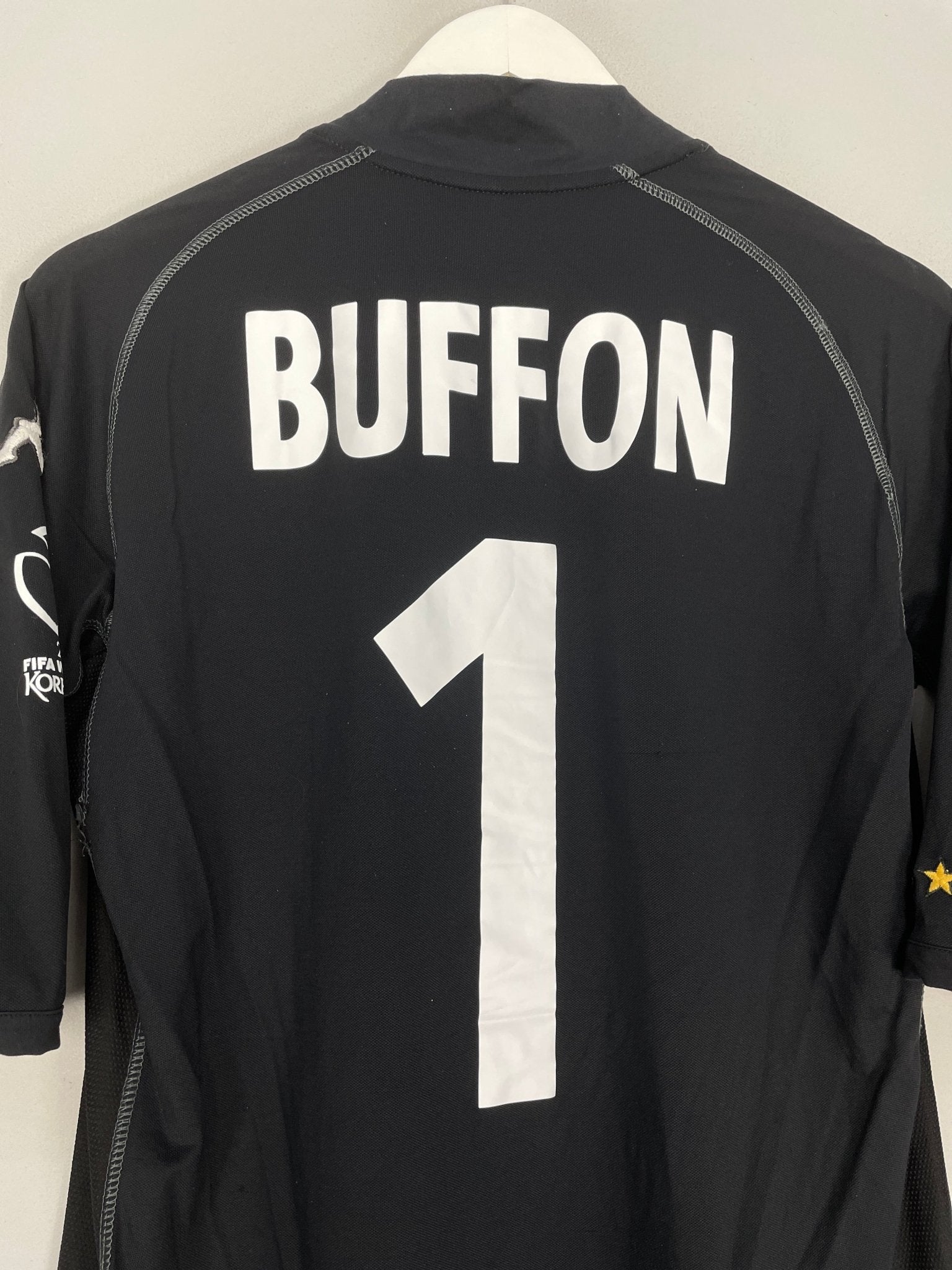 Shop 2002/03 ITALY BUFFON #1 GK SHIRT (XL) KAPPA, classic football shirts, vintage football shirts & retro soccer jerseys at Cult Kits