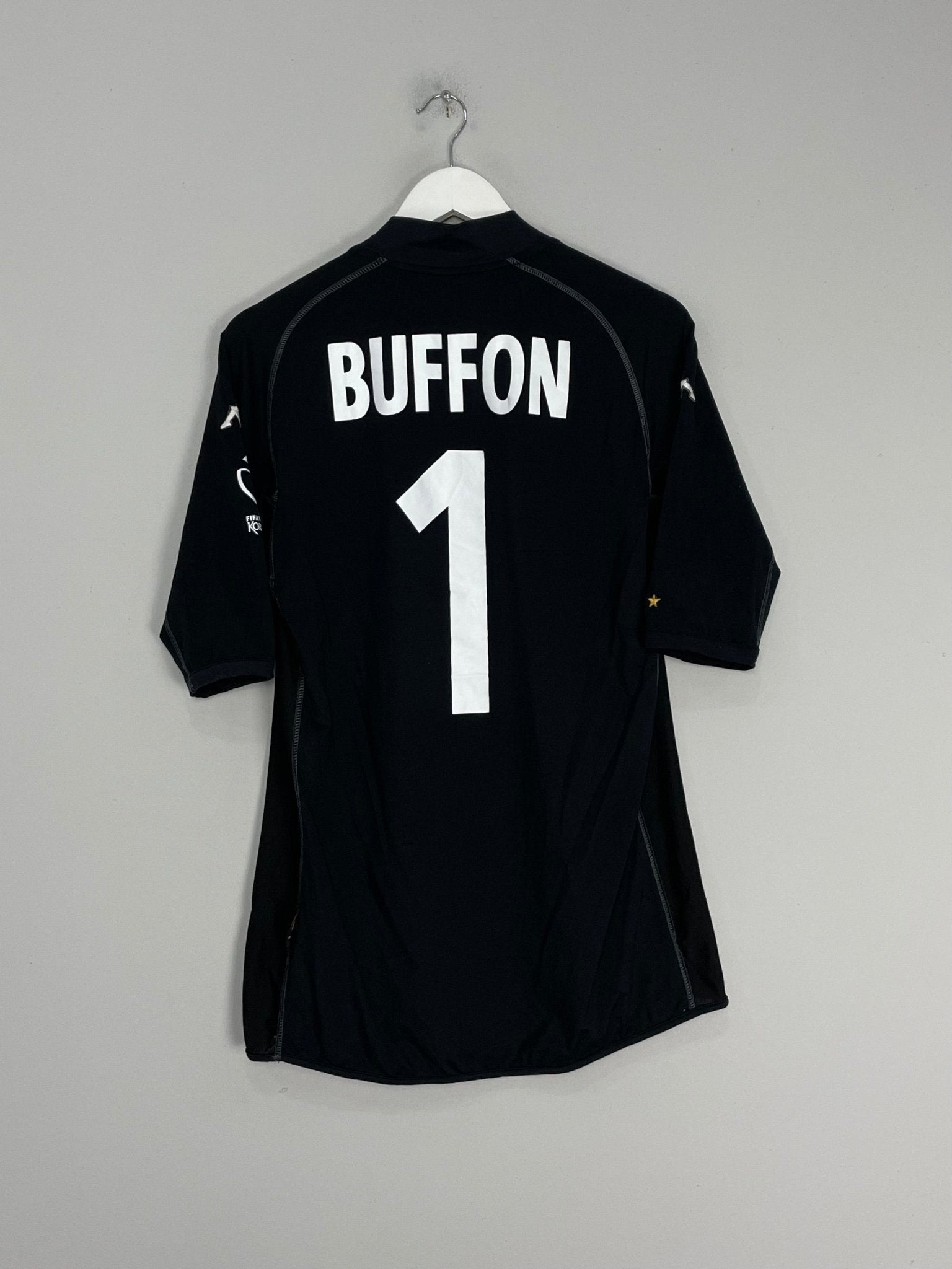 Shop 2002/03 ITALY BUFFON #1 GK SHIRT (XL) KAPPA, classic football shirts, vintage football shirts & retro soccer jerseys at Cult Kits