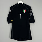 Shop 2002/03 ITALY BUFFON #1 GK SHIRT (XL) KAPPA, classic football shirts, vintage football shirts & retro soccer jerseys at Cult Kits
