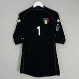 Shop 2002/03 ITALY BUFFON #1 GK SHIRT (XL) KAPPA, classic football shirts, vintage football shirts & retro soccer jerseys at Cult Kits
