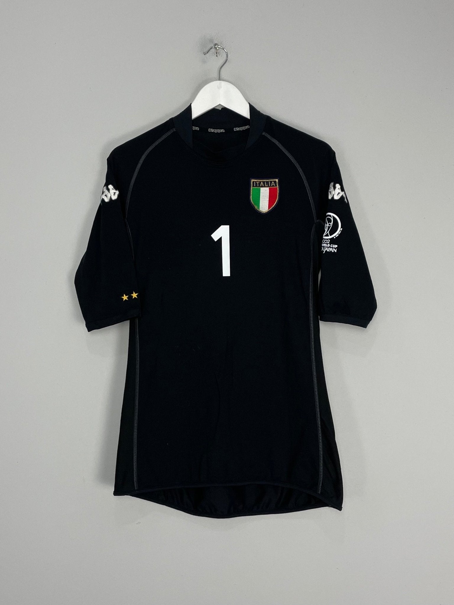 Shop 2002/03 ITALY BUFFON #1 GK SHIRT (XL) KAPPA, classic football shirts, vintage football shirts & retro soccer jerseys at Cult Kits