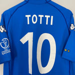 Shop 2002/03 ITALY TOTTI #10 HOME SHIRT (XL) KAPPA, classic football shirts, vintage football shirts & retro soccer jerseys at Cult Kits