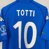 Shop 2002/03 ITALY TOTTI #10 HOME SHIRT (XL) KAPPA, classic football shirts, vintage football shirts & retro soccer jerseys at Cult Kits