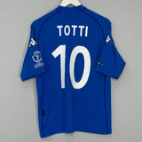 Shop 2002/03 ITALY TOTTI #10 HOME SHIRT (XL) KAPPA, classic football shirts, vintage football shirts & retro soccer jerseys at Cult Kits