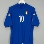 Shop 2002/03 ITALY TOTTI #10 HOME SHIRT (XL) KAPPA, classic football shirts, vintage football shirts & retro soccer jerseys at Cult Kits