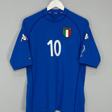 Shop 2002/03 ITALY TOTTI #10 HOME SHIRT (XL) KAPPA, classic football shirts, vintage football shirts & retro soccer jerseys at Cult Kits