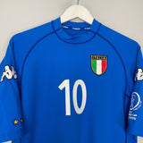 Shop 2002/03 ITALY TOTTI #10 HOME SHIRT (XL) KAPPA, classic football shirts, vintage football shirts & retro soccer jerseys at Cult Kits
