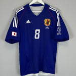 Shop 2002/03 JAPAN MOROSHIMA #8 *PLAYER ISSUE* HOME SHIRT (L) ADIDAS, classic football shirts, vintage football shirts & retro soccer jerseys at Cult Kits
