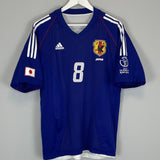 Shop 2002/03 JAPAN MOROSHIMA #8 *PLAYER ISSUE* HOME SHIRT (L) ADIDAS, classic football shirts, vintage football shirts & retro soccer jerseys at Cult Kits