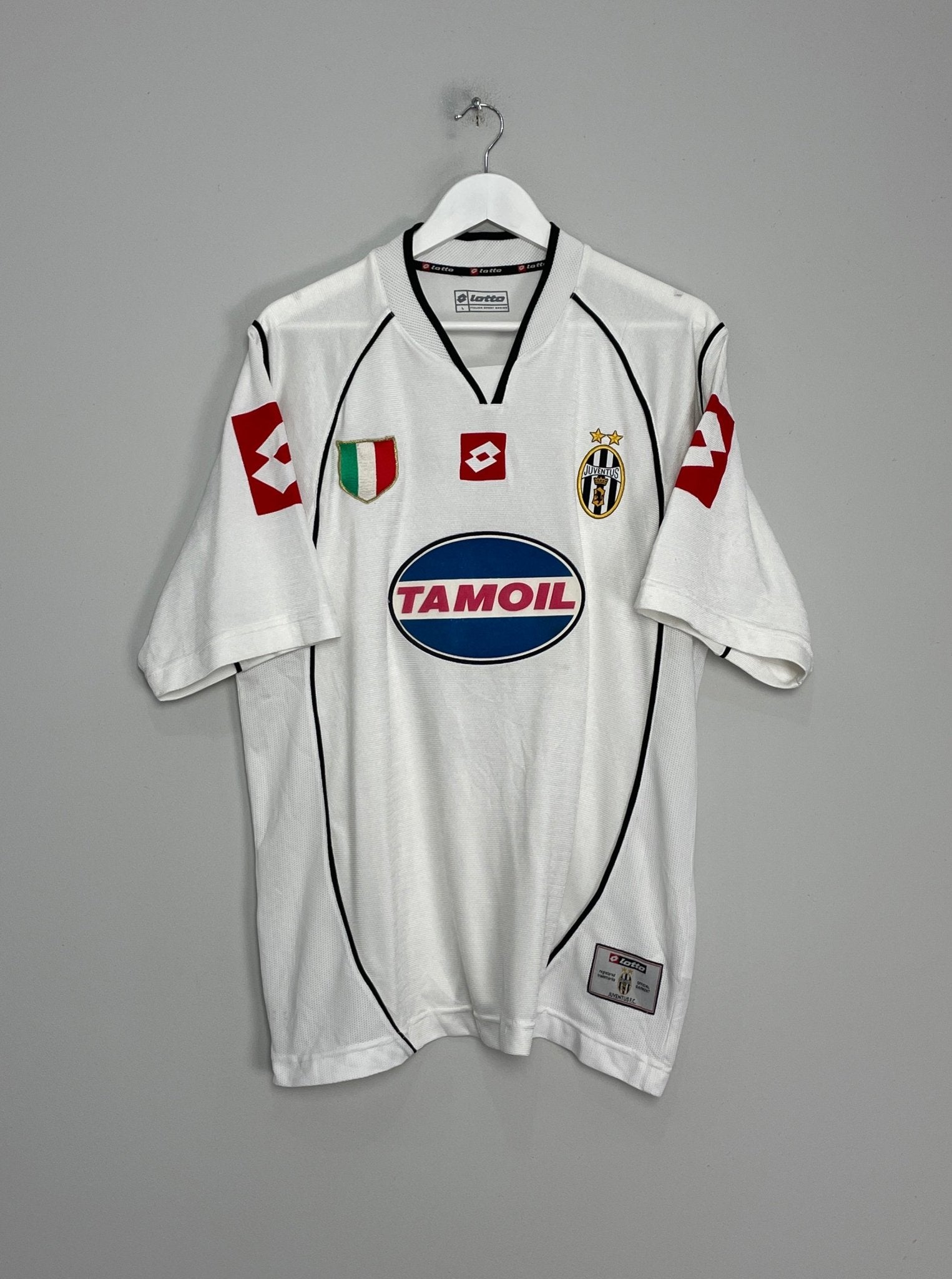 Shop 2002/03 JUVENTUS DEL PIERO #10 AWAY SHIRT (L) LOTTO, classic football shirts, vintage football shirts & retro soccer jerseys at Cult Kits