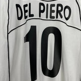 Shop 2002/03 JUVENTUS DEL PIERO #10 AWAY SHIRT (L) LOTTO, classic football shirts, vintage football shirts & retro soccer jerseys at Cult Kits