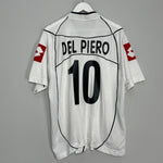 Shop 2002/03 JUVENTUS DEL PIERO #10 AWAY SHIRT (L) LOTTO, classic football shirts, vintage football shirts & retro soccer jerseys at Cult Kits
