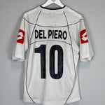2002/03 JUVENTUS DEL PIERO 10 AWAY SHIRT (S) LOTTO - Cult Kits - Small - Buy Vintage Football Shirts, Authentic Retro Football Shirts For Sale, Classic Football Shirts & Soccer Jersey