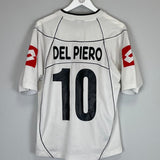 2002/03 JUVENTUS DEL PIERO 10 AWAY SHIRT (S) LOTTO - Cult Kits - Small - Buy Vintage Football Shirts, Authentic Retro Football Shirts For Sale, Classic Football Shirts & Soccer Jersey