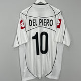 Shop 2002/03 JUVENTUS DEL PIERO #10 AWAY SHIRT (XL) LOTTO, classic football shirts, vintage football shirts & retro soccer jerseys at Cult Kits