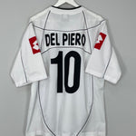 Shop 2002/03 JUVENTUS DEL PIERO #10 AWAY SHIRT (XL) LOTTO, classic football shirts, vintage football shirts & retro soccer jerseys at Cult Kits