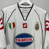 Shop 2002/03 JUVENTUS DEL PIERO #10 AWAY SHIRT (XL) LOTTO, classic football shirts, vintage football shirts & retro soccer jerseys at Cult Kits