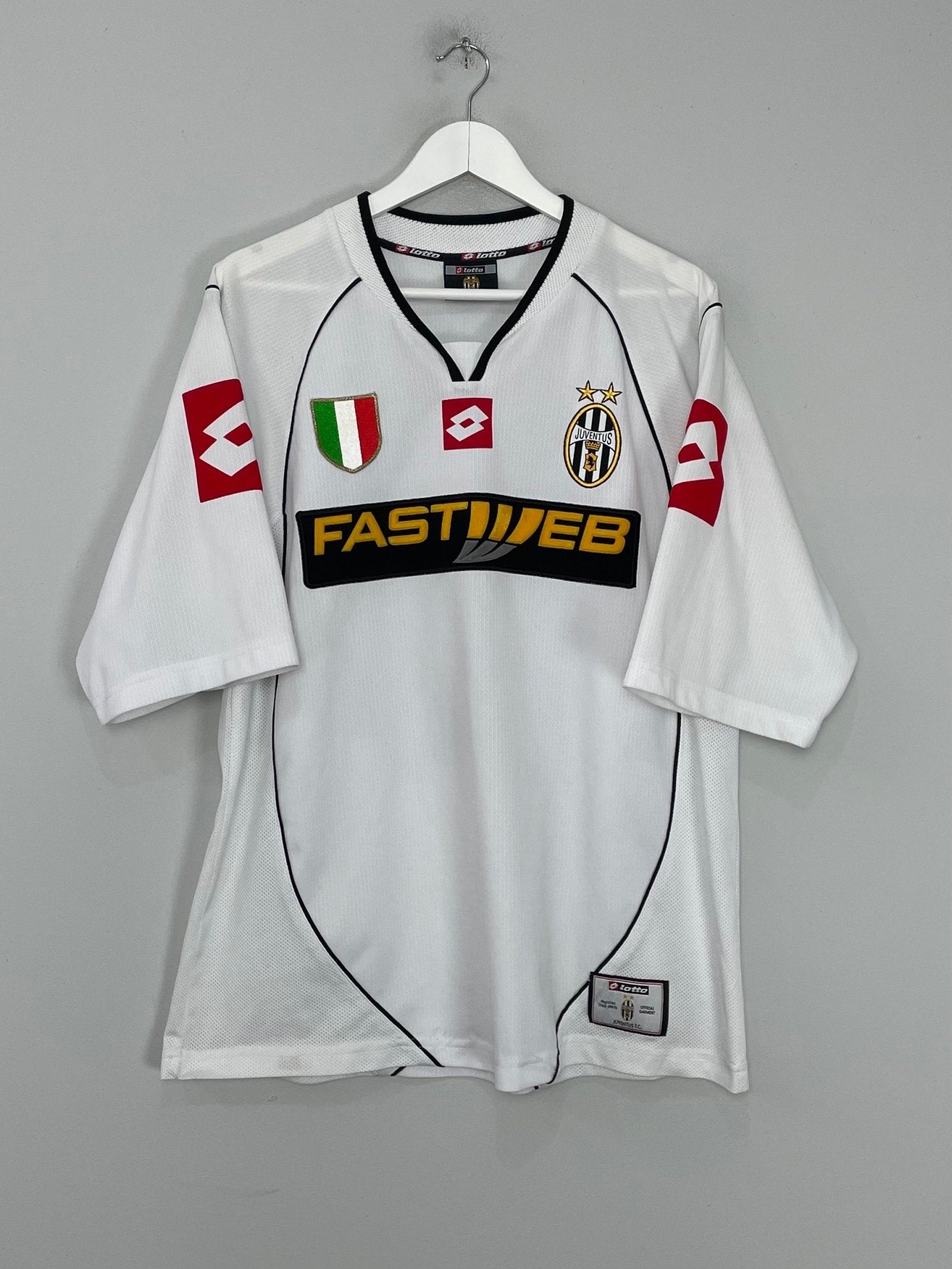 Shop 2002/03 JUVENTUS DEL PIERO #10 AWAY SHIRT (XL) LOTTO, classic football shirts, vintage football shirts & retro soccer jerseys at Cult Kits