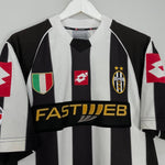 Shop 2002/03 JUVENTUS DEL PIERO #10 HOME SHIRT (L) LOTTO, classic football shirts, vintage football shirts & retro soccer jerseys at Cult Kits
