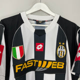 Shop 2002/03 JUVENTUS DEL PIERO #10 HOME SHIRT (L) LOTTO, classic football shirts, vintage football shirts & retro soccer jerseys at Cult Kits