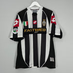 Shop 2002/03 JUVENTUS DEL PIERO #10 HOME SHIRT (L) LOTTO, classic football shirts, vintage football shirts & retro soccer jerseys at Cult Kits