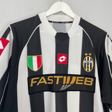 Shop 2002/03 JUVENTUS DEL PIERO #10 HOME SHIRT (L) LOTTO, classic football shirts, vintage football shirts & retro soccer jerseys at Cult Kits
