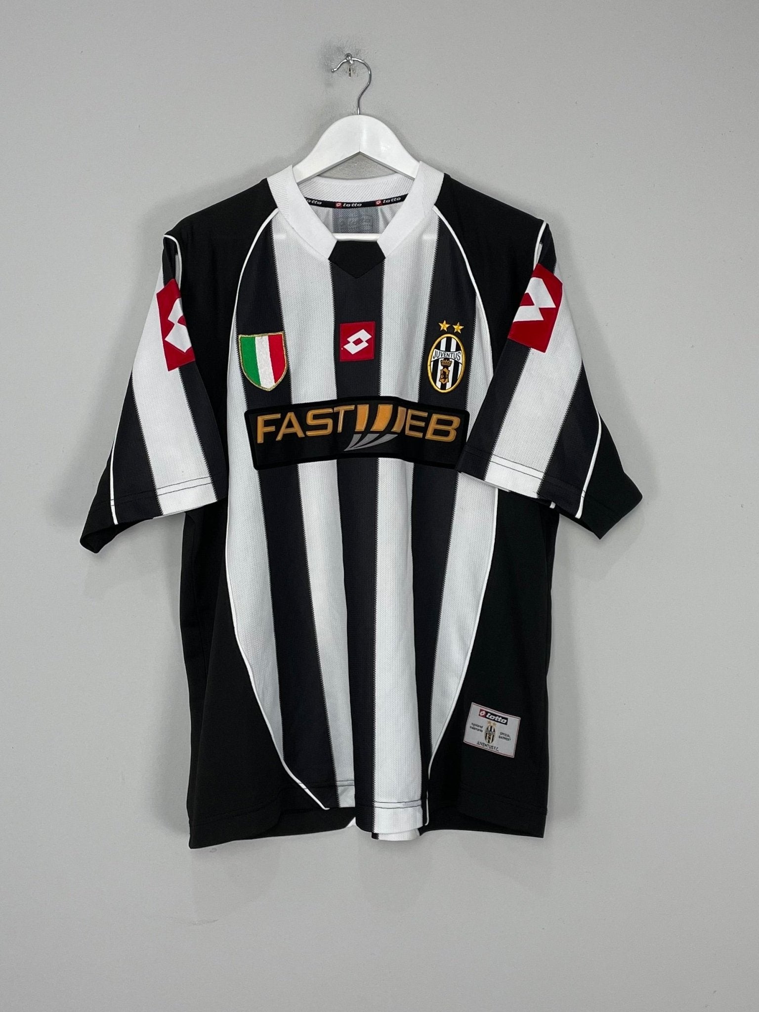 2002/03 JUVENTUS NEDVED #11 HOME SHIRT (L) LOTTO – Cult Kits