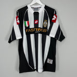 Shop 2002/03 JUVENTUS NEDVED #11 HOME SHIRT (L) LOTTO, classic football shirts, vintage football shirts & retro soccer jerseys at Cult Kits