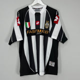 Shop 2002/03 JUVENTUS NEDVED #11 HOME SHIRT (L) LOTTO, classic football shirts, vintage football shirts & retro soccer jerseys at Cult Kits