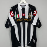 Shop 2002/03 JUVENTUS NEDVED #11 HOME SHIRT (L) LOTTO, classic football shirts, vintage football shirts & retro soccer jerseys at Cult Kits