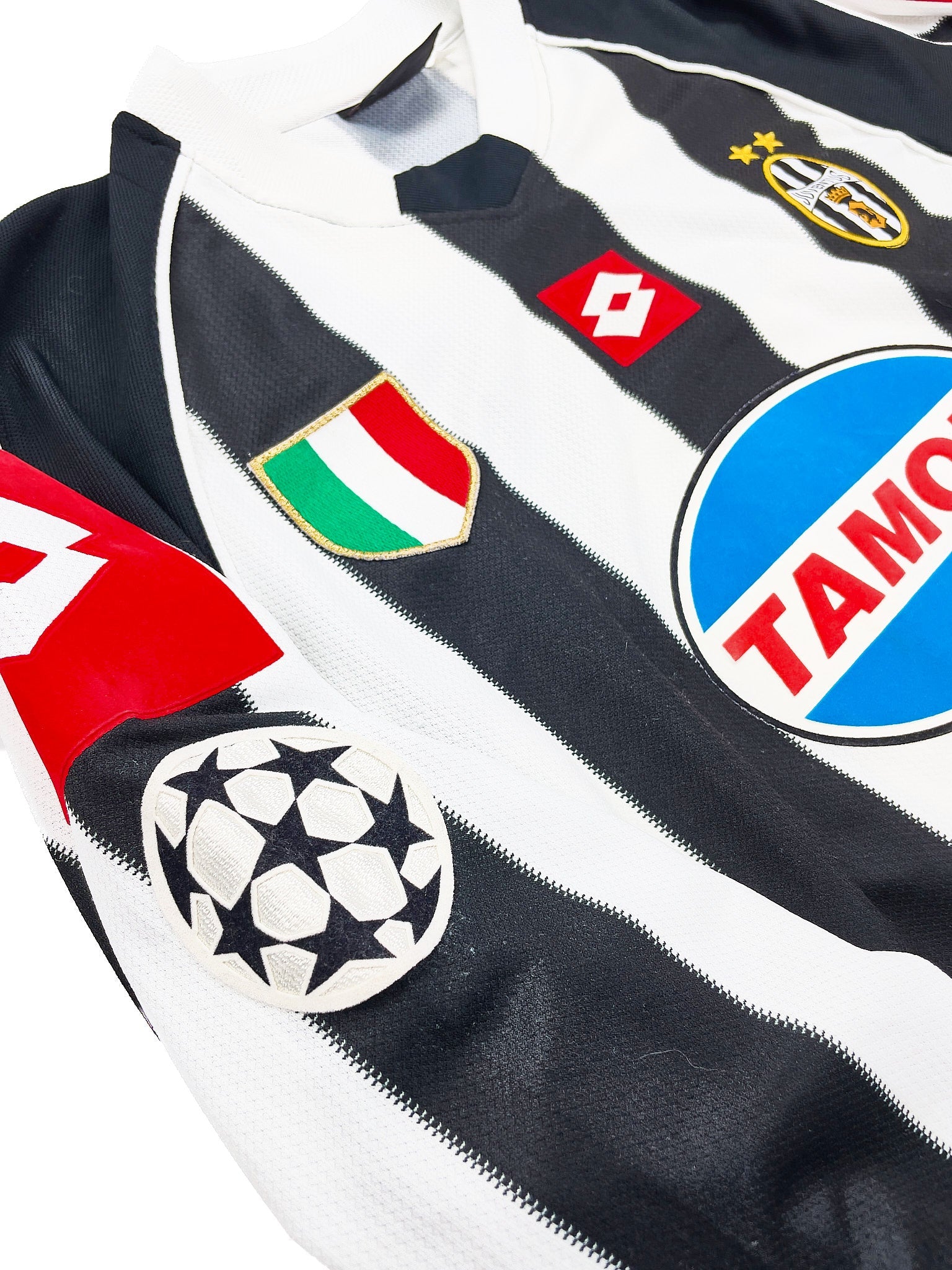 Serviette Vestiaire Juventus Thuram Match Porté Issue Haut Serviette Vestiaire Juventus Thuram Match Porté Issue Haut