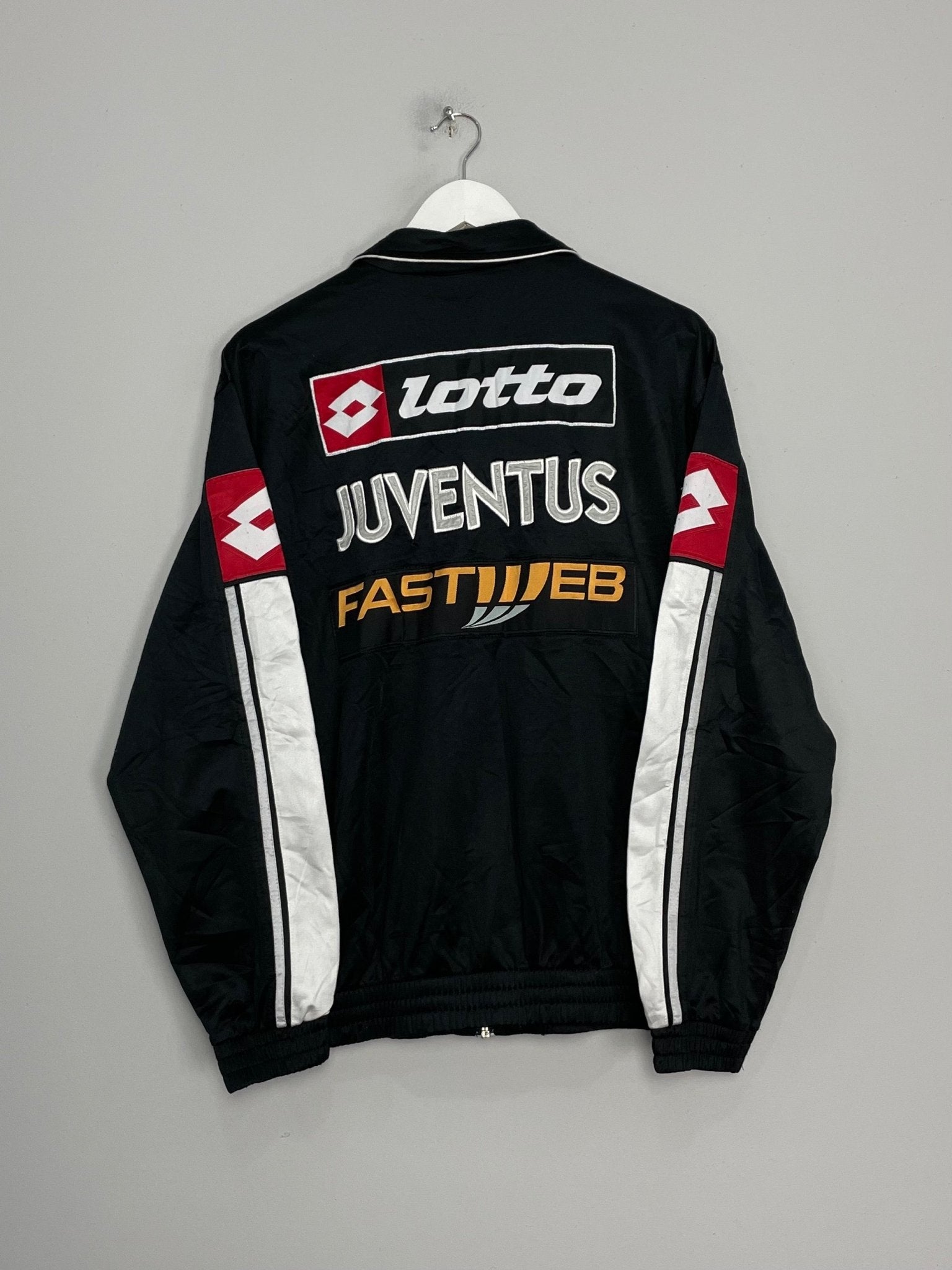 Shop 2002/03 JUVENTUS TRACK JACKET (L) LOTTO, classic football shirts, vintage football shirts & retro soccer jerseys at Cult Kits