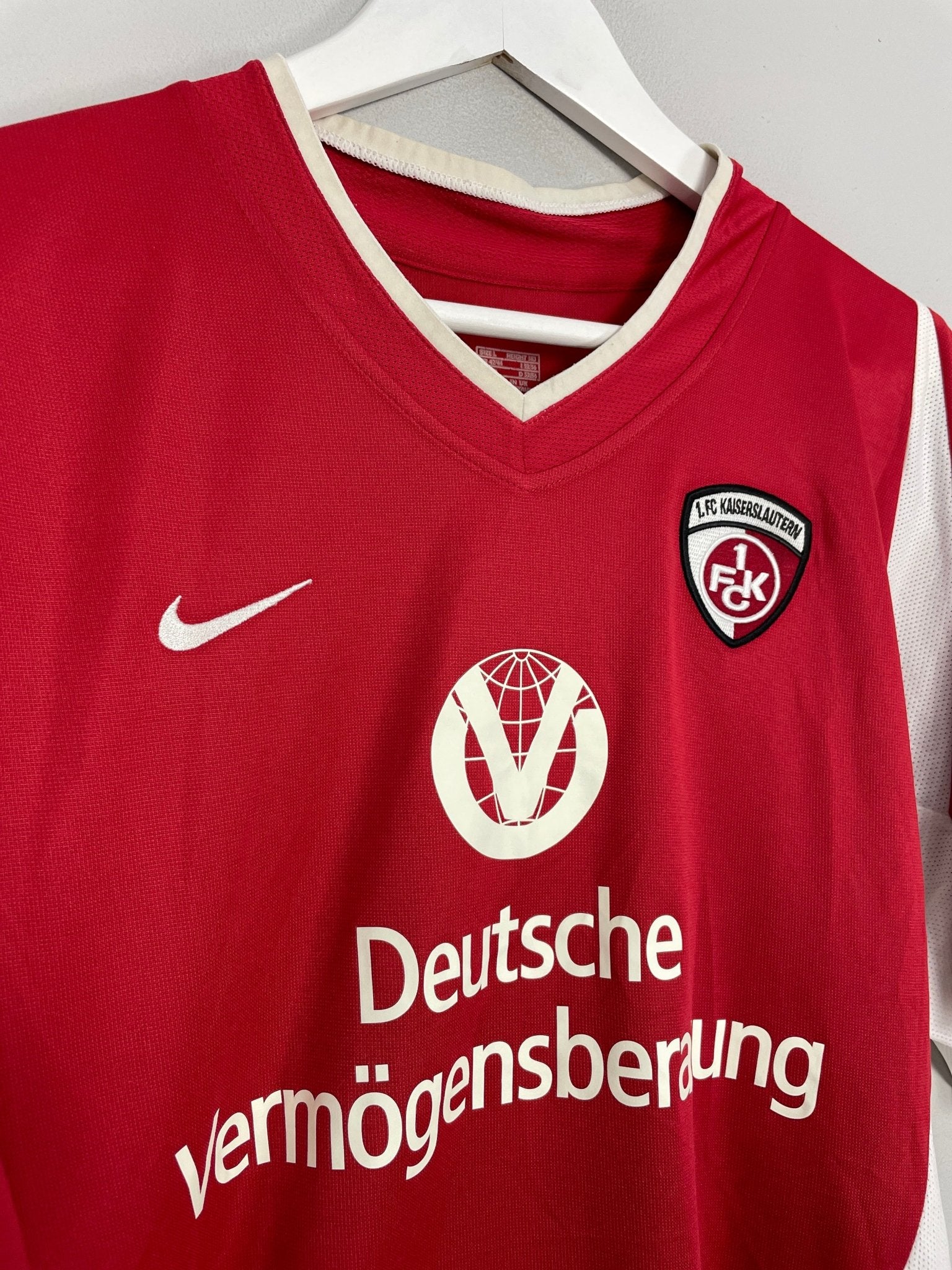 Shop 2002/03 KAISERSLAUTERN BJELICA #15 HOME SHIRT (L) NIKE, classic football shirts, vintage football shirts & retro soccer jerseys at Cult Kits