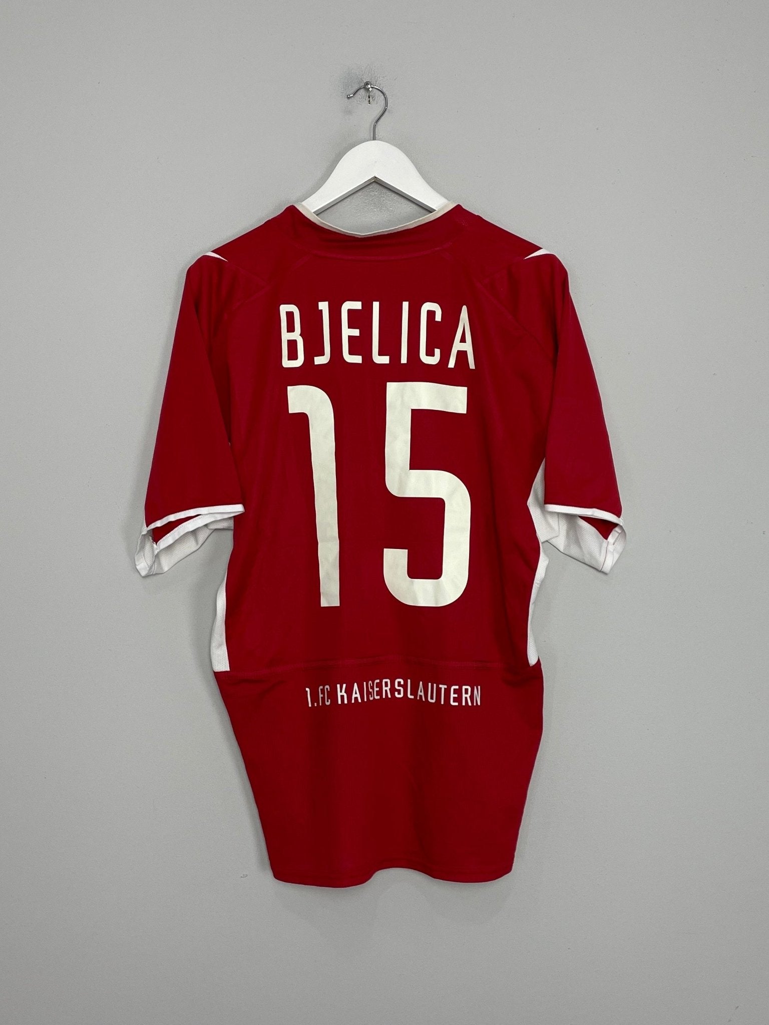 Shop 2002/03 KAISERSLAUTERN BJELICA #15 HOME SHIRT (L) NIKE, classic football shirts, vintage football shirts & retro soccer jerseys at Cult Kits
