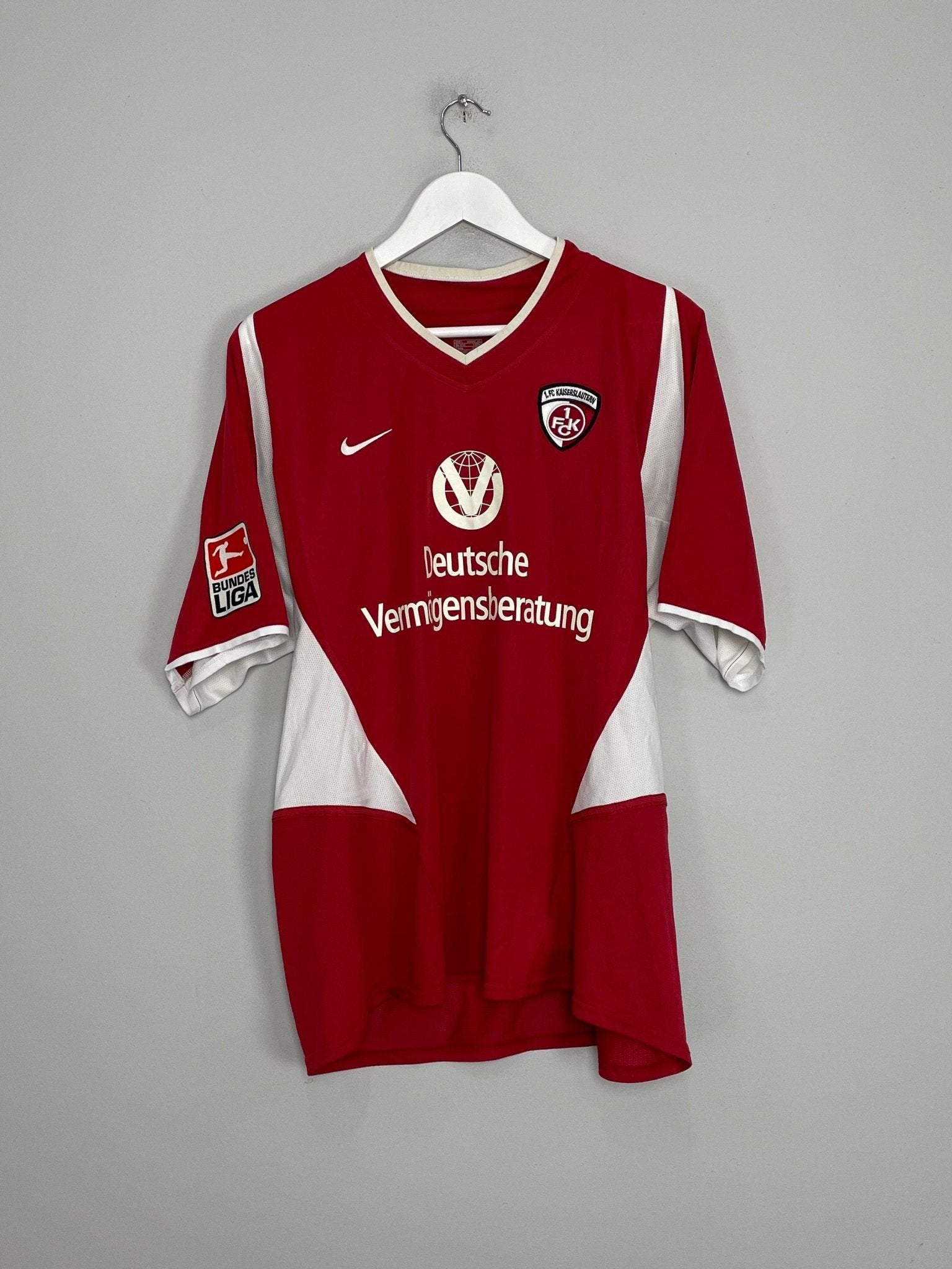 Shop 2002/03 KAISERSLAUTERN BJELICA #15 HOME SHIRT (L) NIKE, classic football shirts, vintage football shirts & retro soccer jerseys at Cult Kits